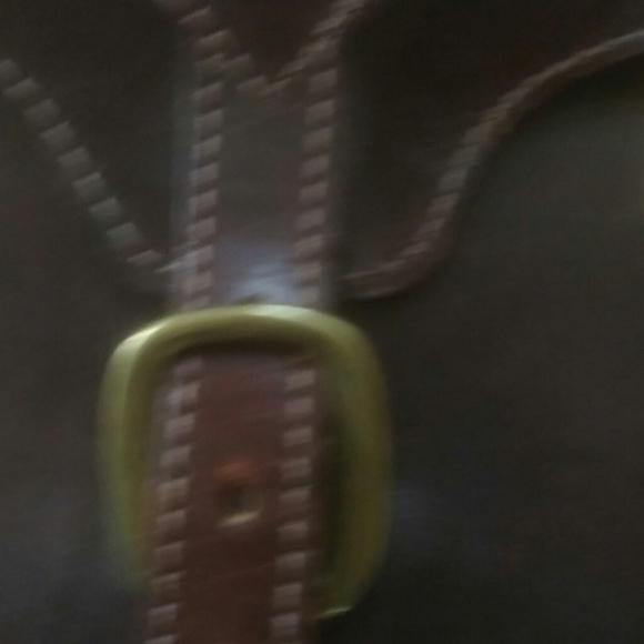 Thick Heavy Hand Tooled Leather Messenger Brief - Picture 2 of 12